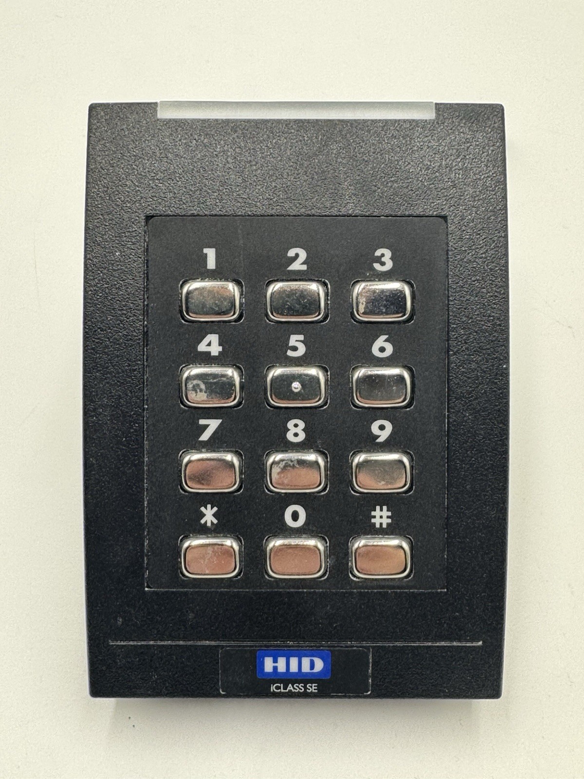 HID 921NTNNEK00000 iCLASS SE RK40 Keypad Wall Switch Reader