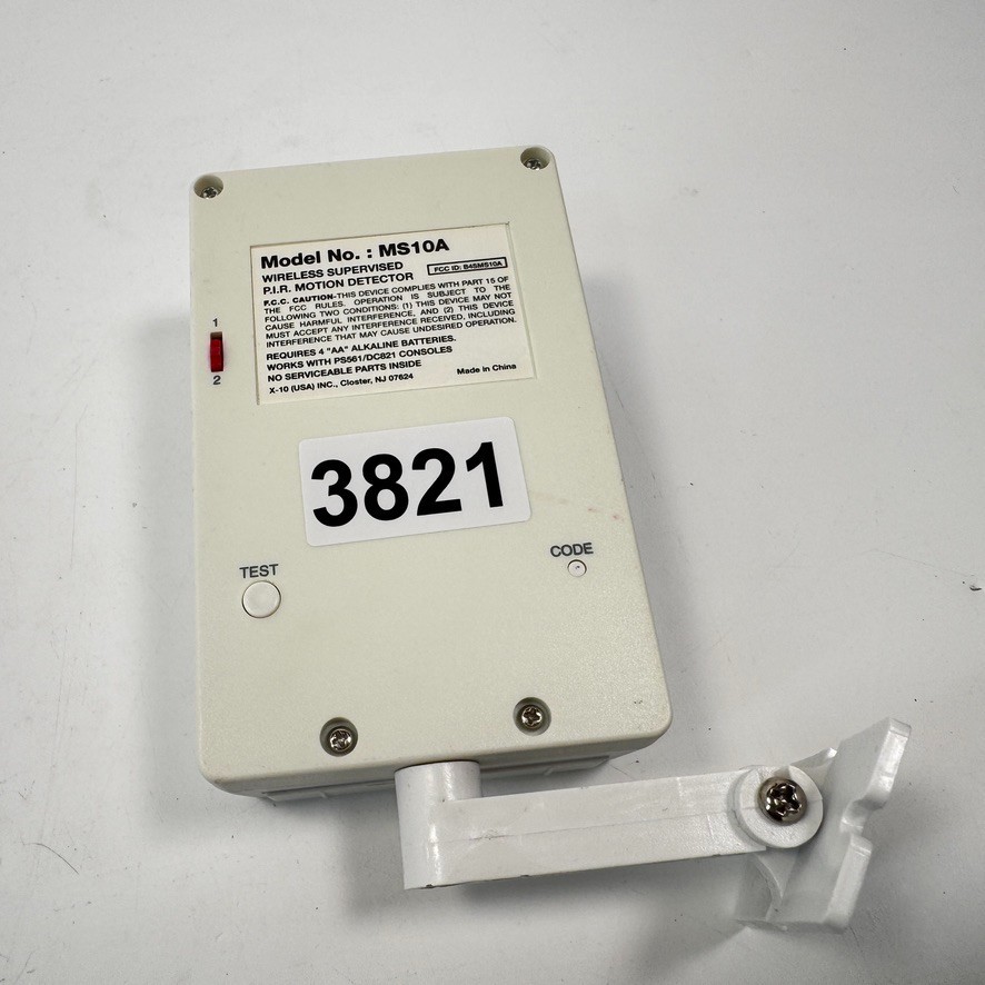 X10 Powerhouse Security System Motion Sensor Model MS10A