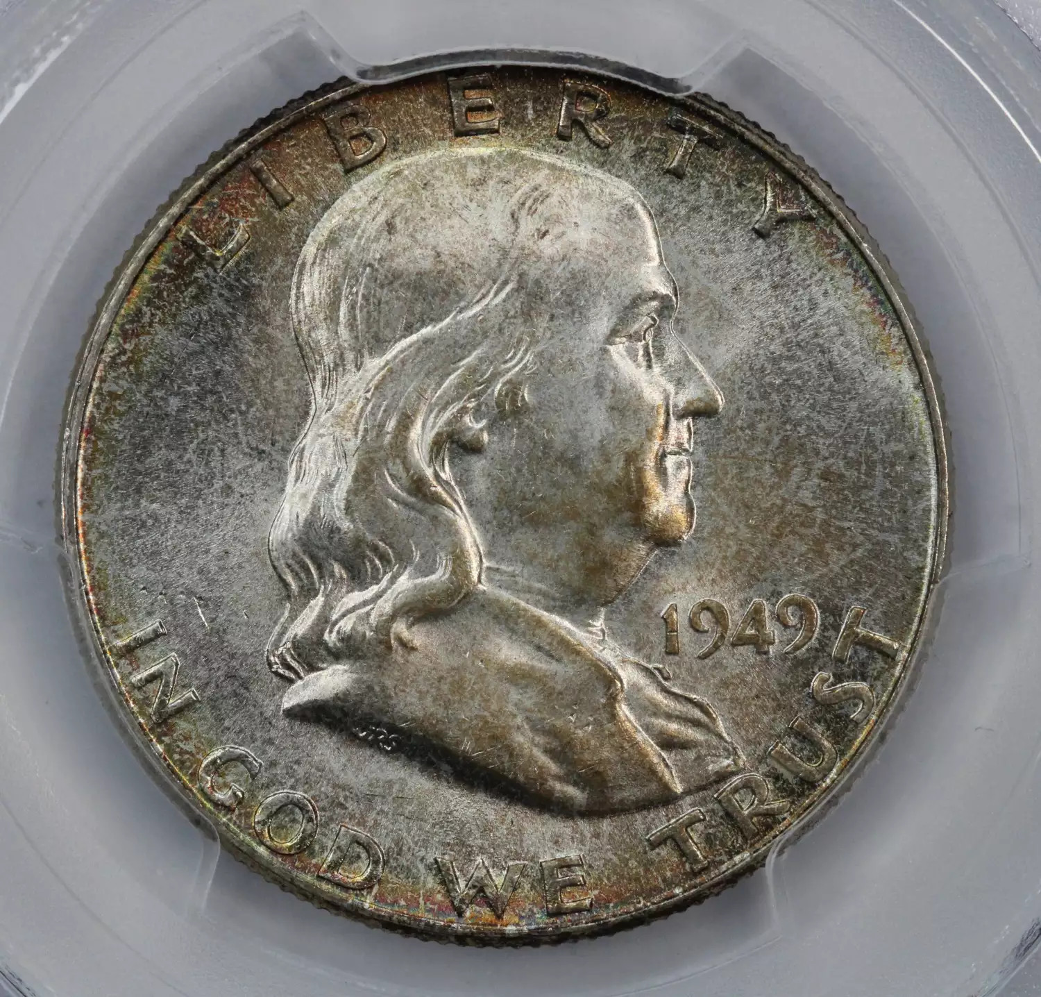 1949 Franklin Half Dollar PCGS MS64FBL