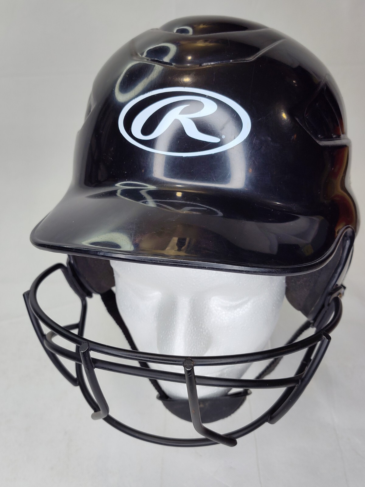 Rawlings Baseball Batting Helmet RCFH 6 1/2-7 1/2" Face gard Great Condition 👀