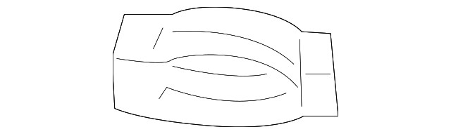 Genuine Mitsubishi Radiator Bracket 1370A143