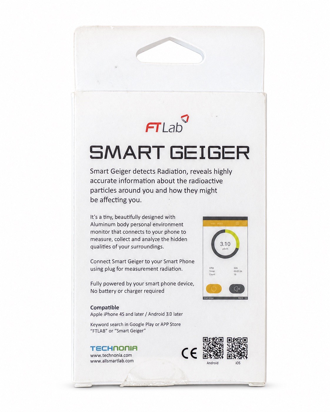 FTLab Smart Geiger detector
