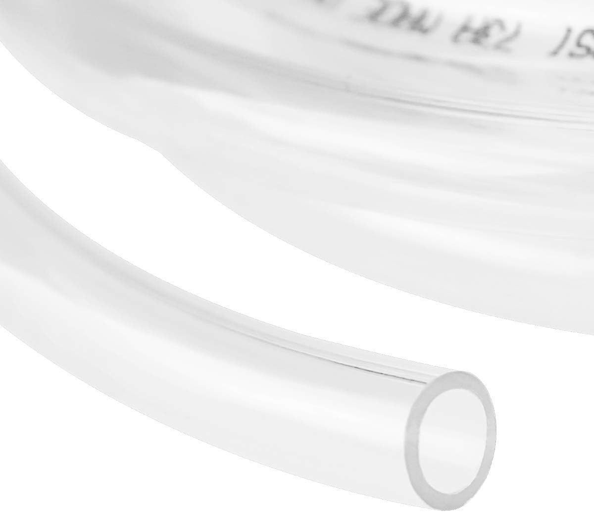 20 Feet PVC 5/8" ID Clear Vinyl Tubing Food Grade Multipurpose Tube for Beer Lin
