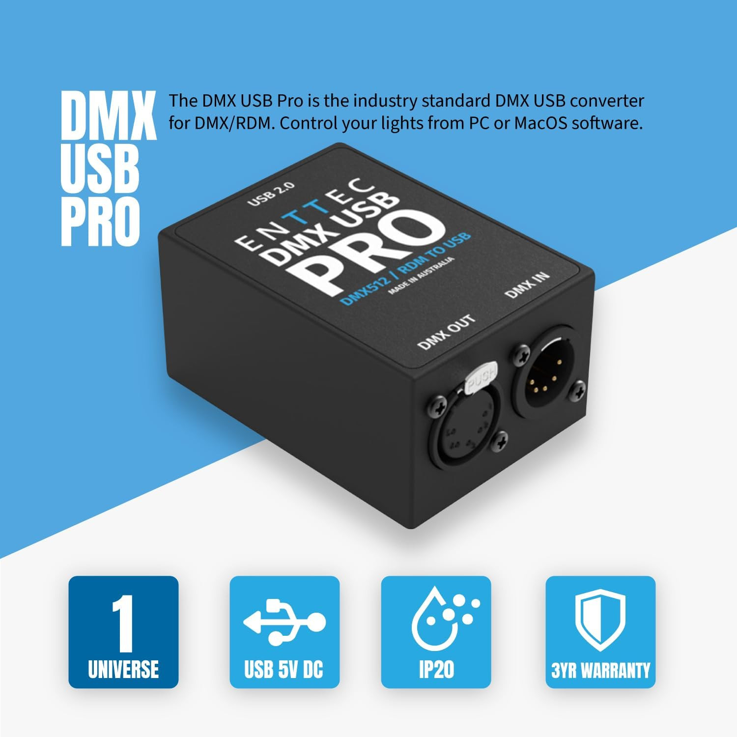 DMX USB Pro 512-Ch USB DMX Interface