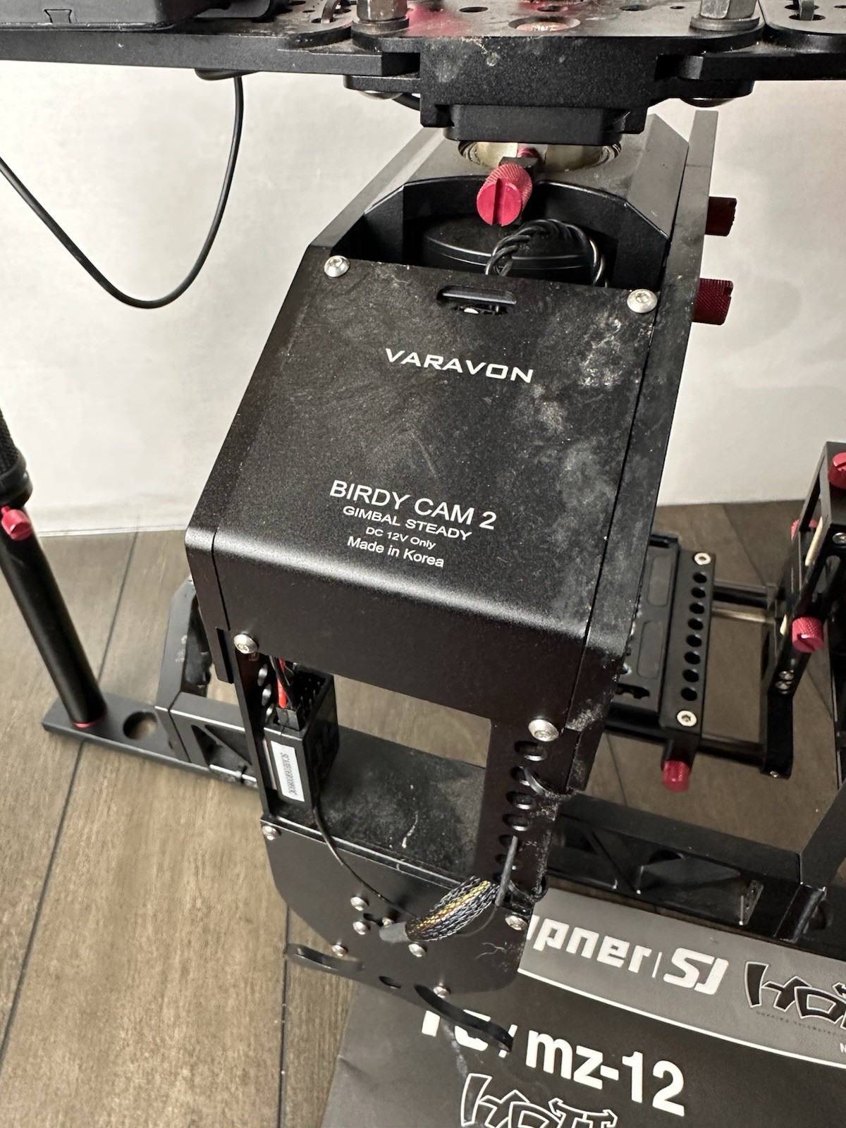Varavon Birdycam 2 Motorized Stabilizer Gimbal with Graupner MZ-12 controller