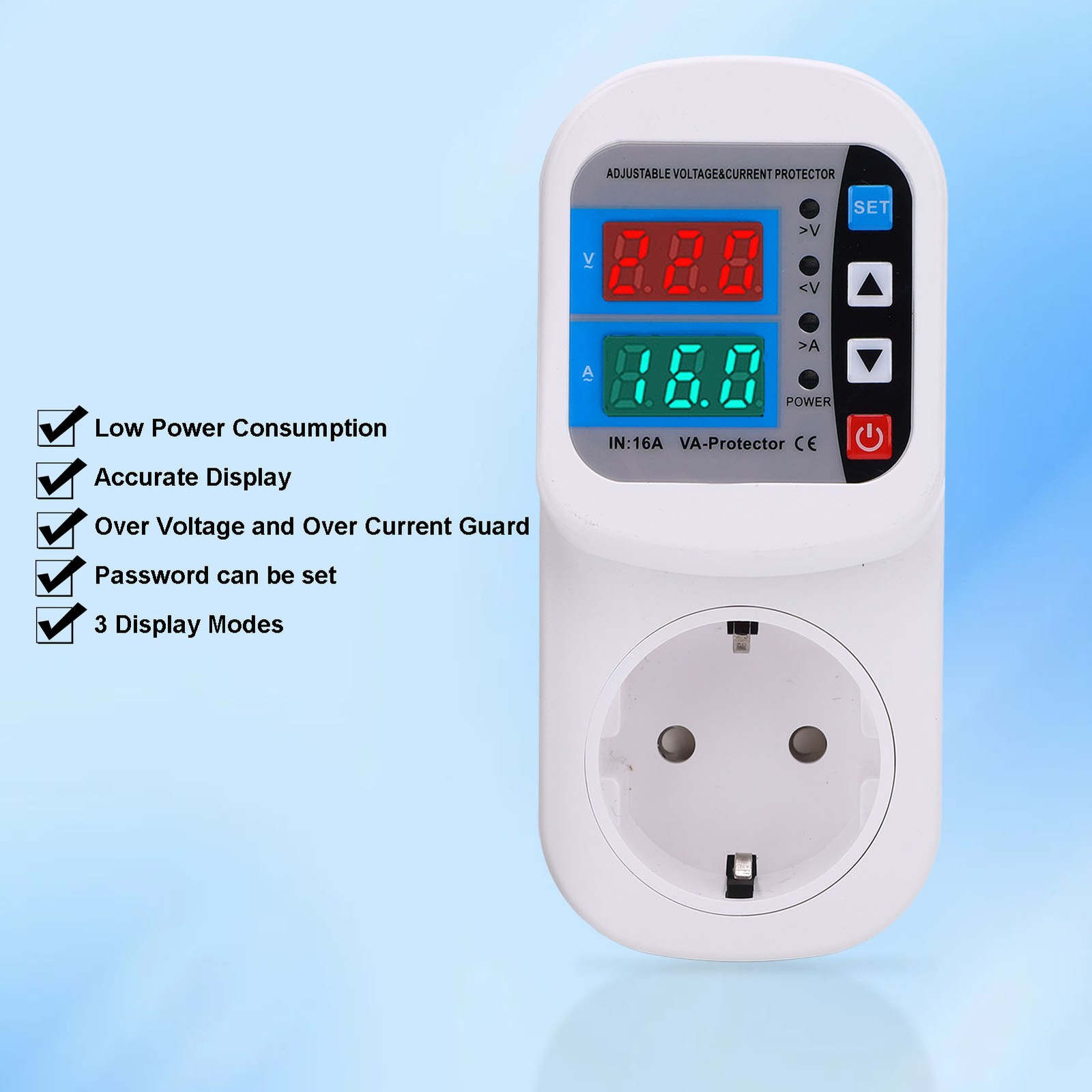 Adjustable Voltage Protector For Home Appliances Guard Socket Popular