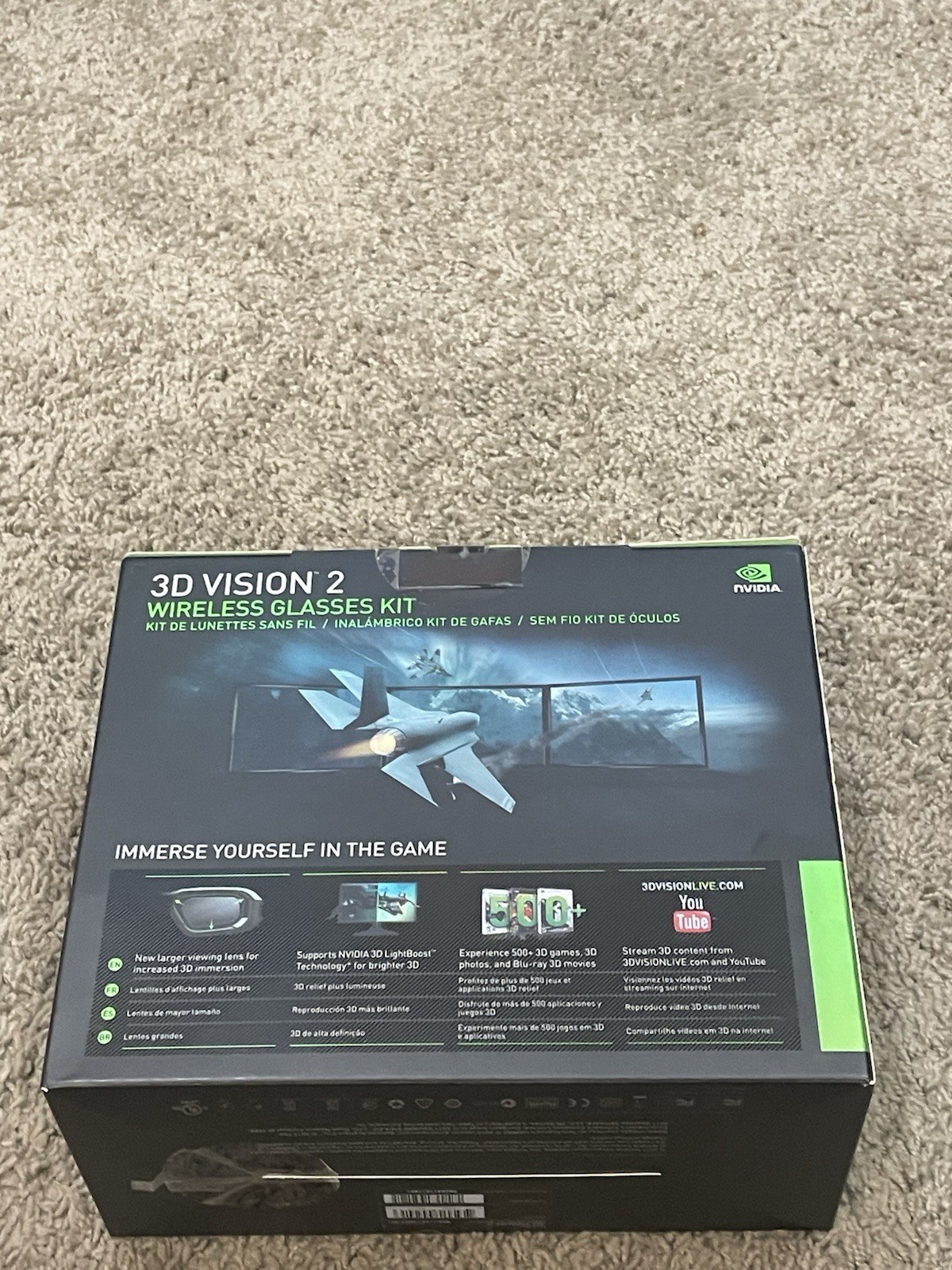Nvidia 3D Vision 2 Wireless Glasses Kit (942-11431-0007-001)