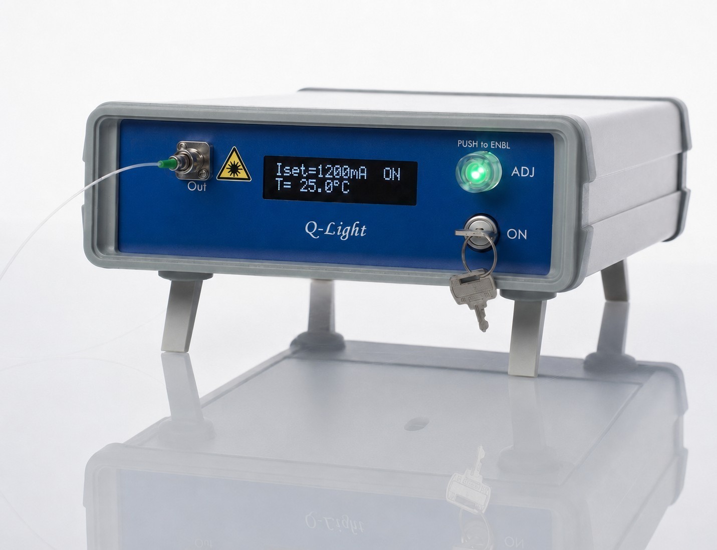 Benchtop Turn-key Fiber Coupled Diode Laser 600mW 785 nm Wavelength Locked