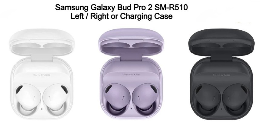 Samsung Galaxy Buds2 PRO Earphones LEFT or RIGHT or Charging Case - SM-R510