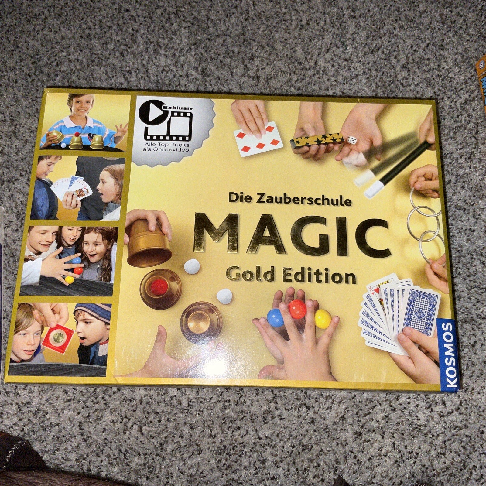 KOSMOS Zauberschule Magic Gold Edition Zaubertricks Zaubern Zauberkasten