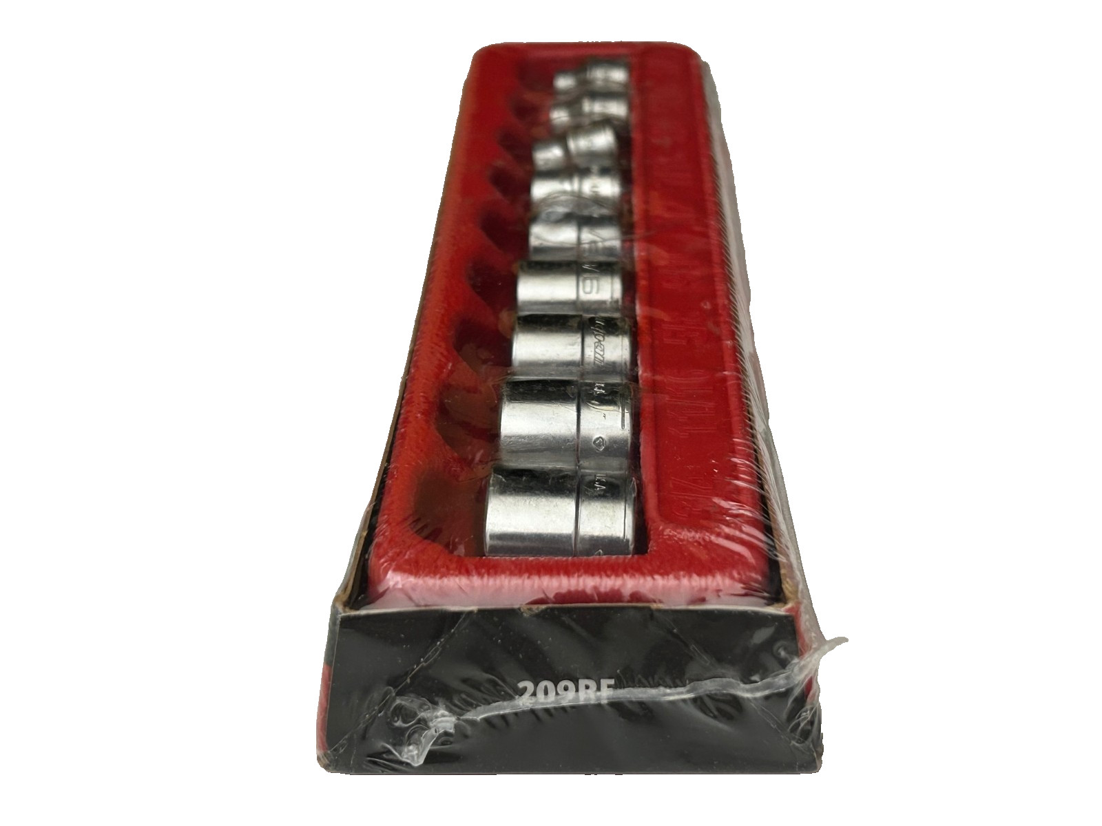 Snap-on Tools 9pc 3/8 Drive SAE 12 Point Chrome Low Profile Socket Set 209RF NEW