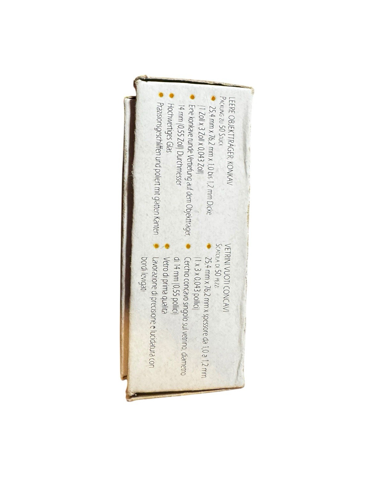 Celestron Concave Blank Slides 45 Pieces #44417
