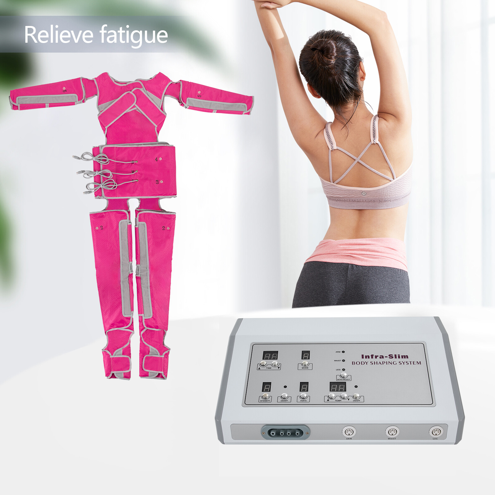 Air Pressure Pressotherapy Far Infrared Lymphatic Spa Suit Machine Fat Removal