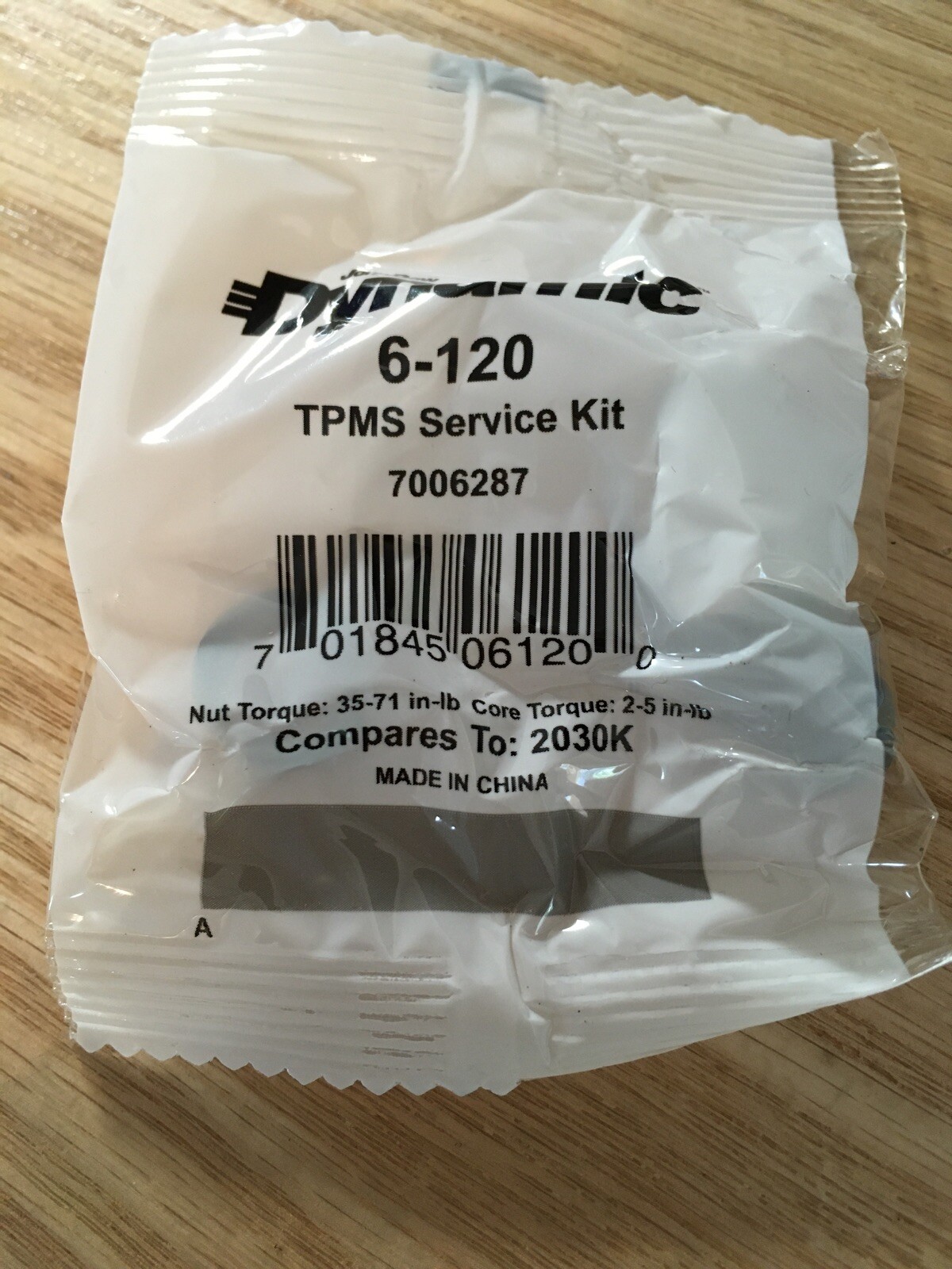 10 PCS JohnDow Industries - 6-120 TPMS Service Kit