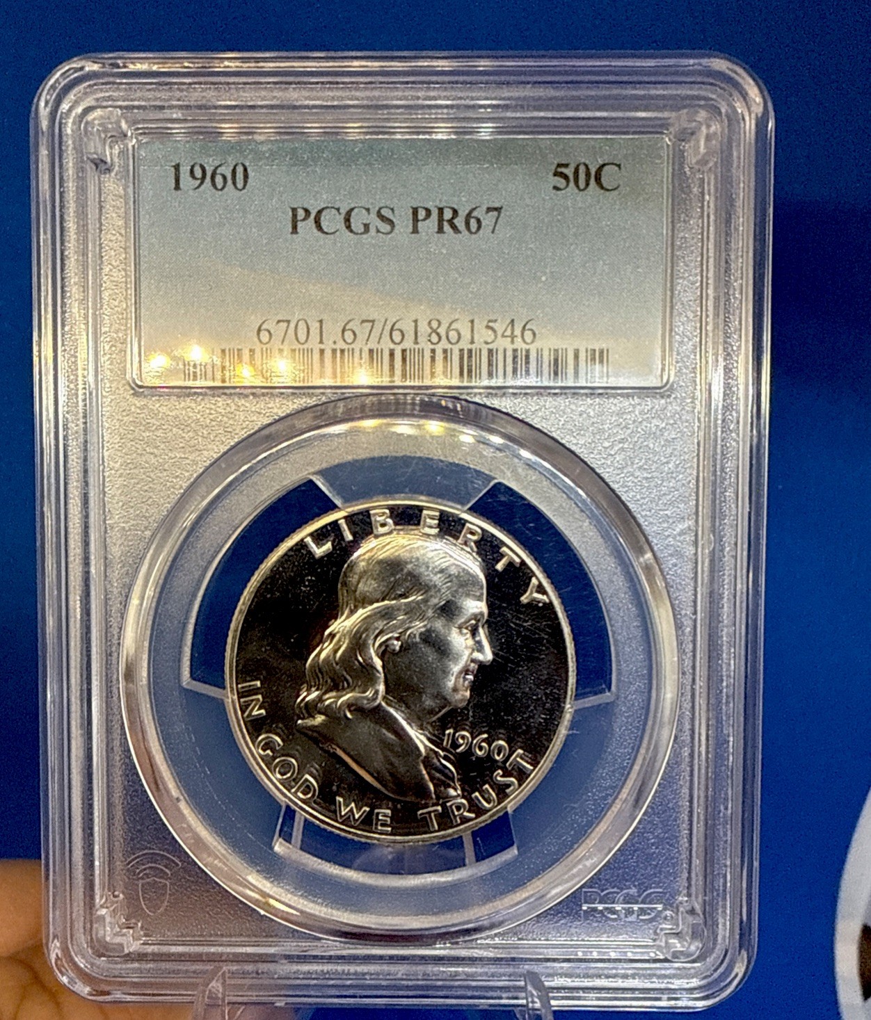 1960 Franklin Half Dollar - PCGS PR67