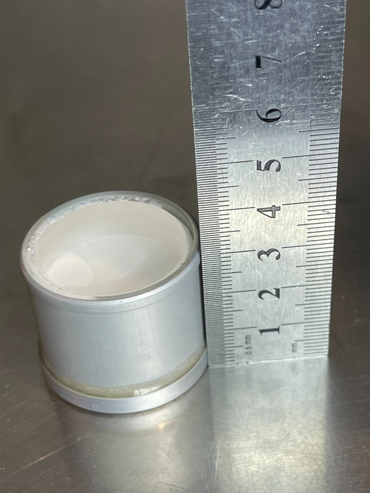 NaI(Tl) Scintillation Crystal Detector 25×25mm 1*1"New Clear  Scintillator  #2