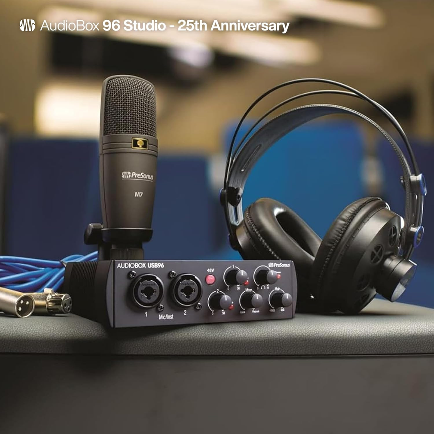 Audiobox USB 96 Studio Recording Package with Studio One Pro Software