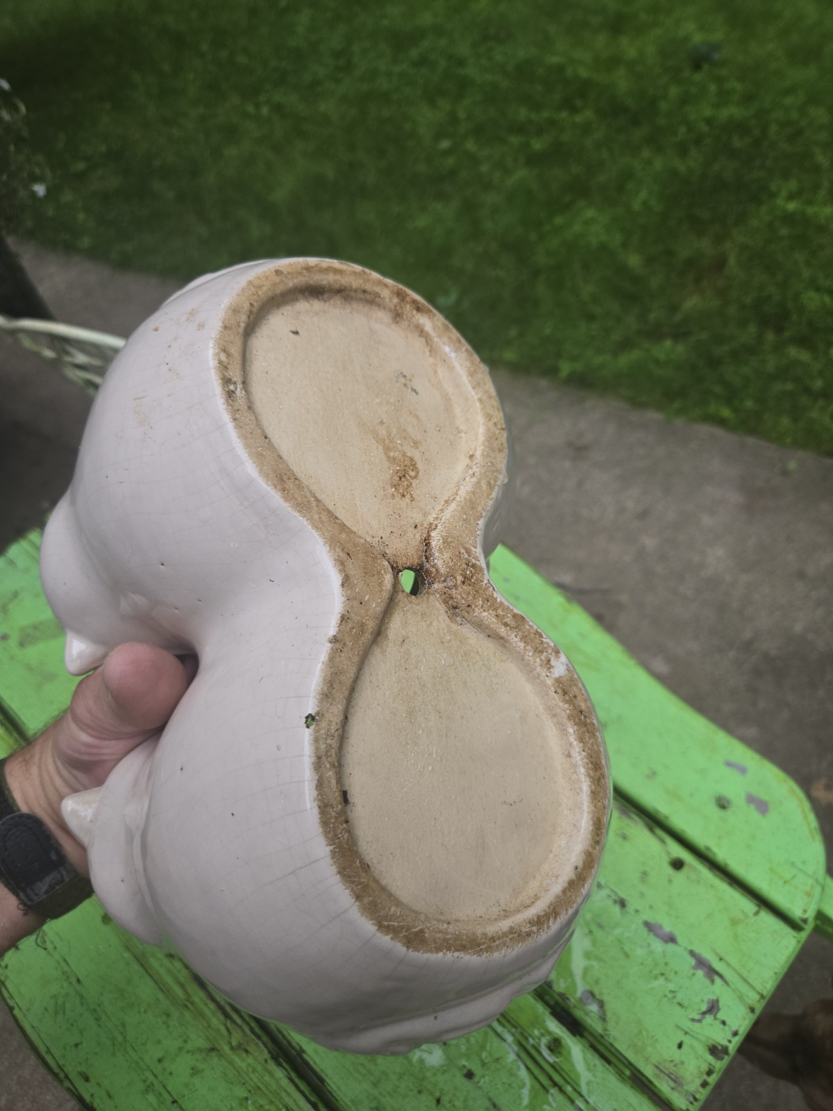 Vintage Ceramic Love Bird Planter Unknown Maker