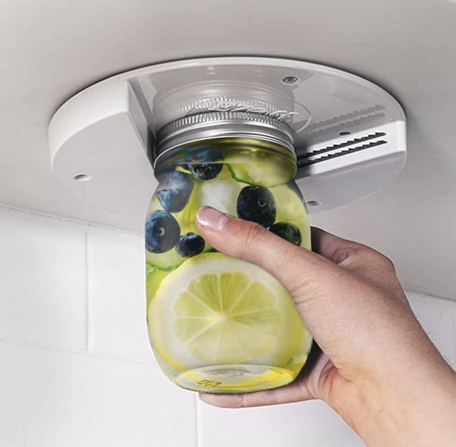Jar Opener for Seniors - Under Cabinet Jar Openers for Weak Hands, Easy Grip,...