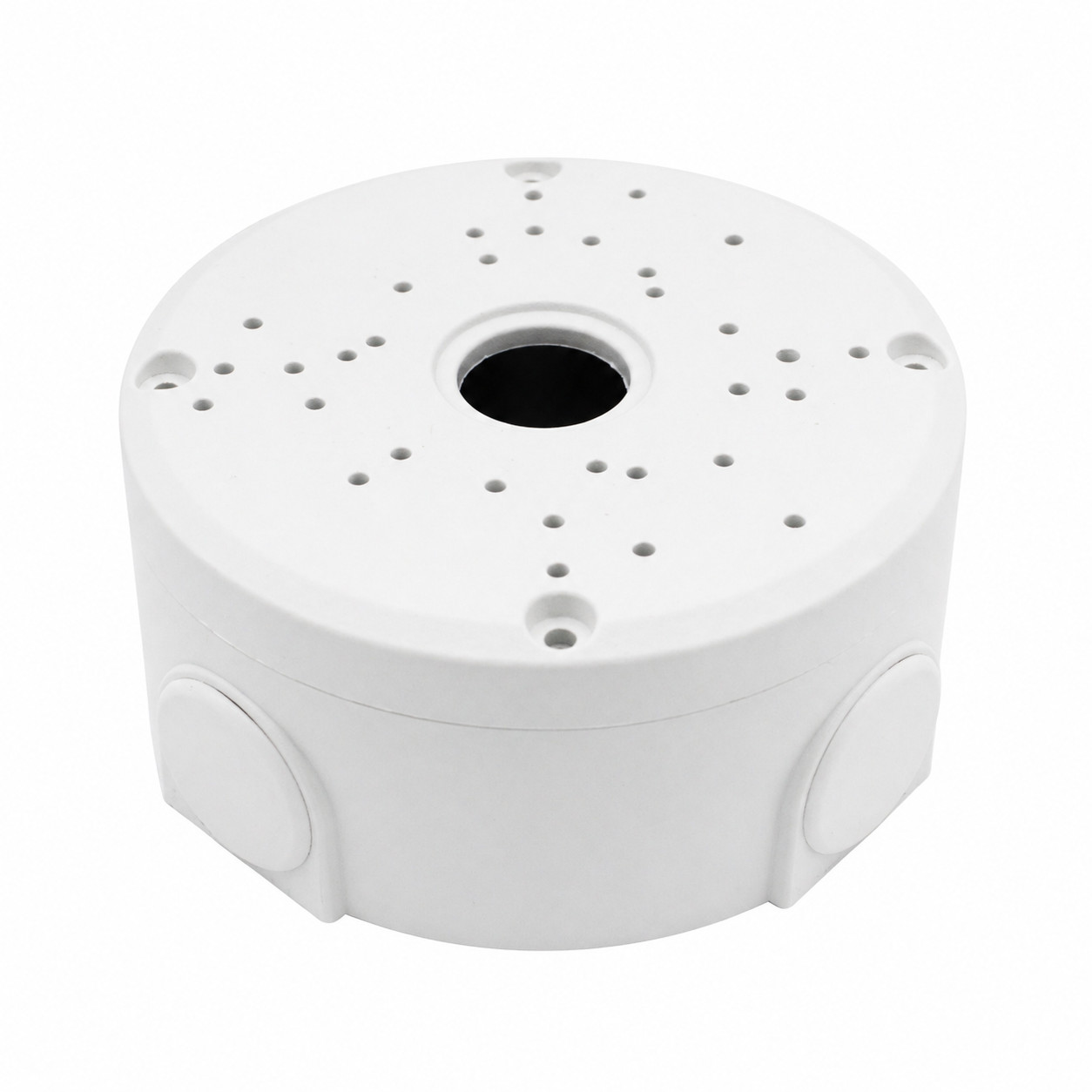 Universal CCTV Plastic Junction Box Mounting Base for Security Camera, White