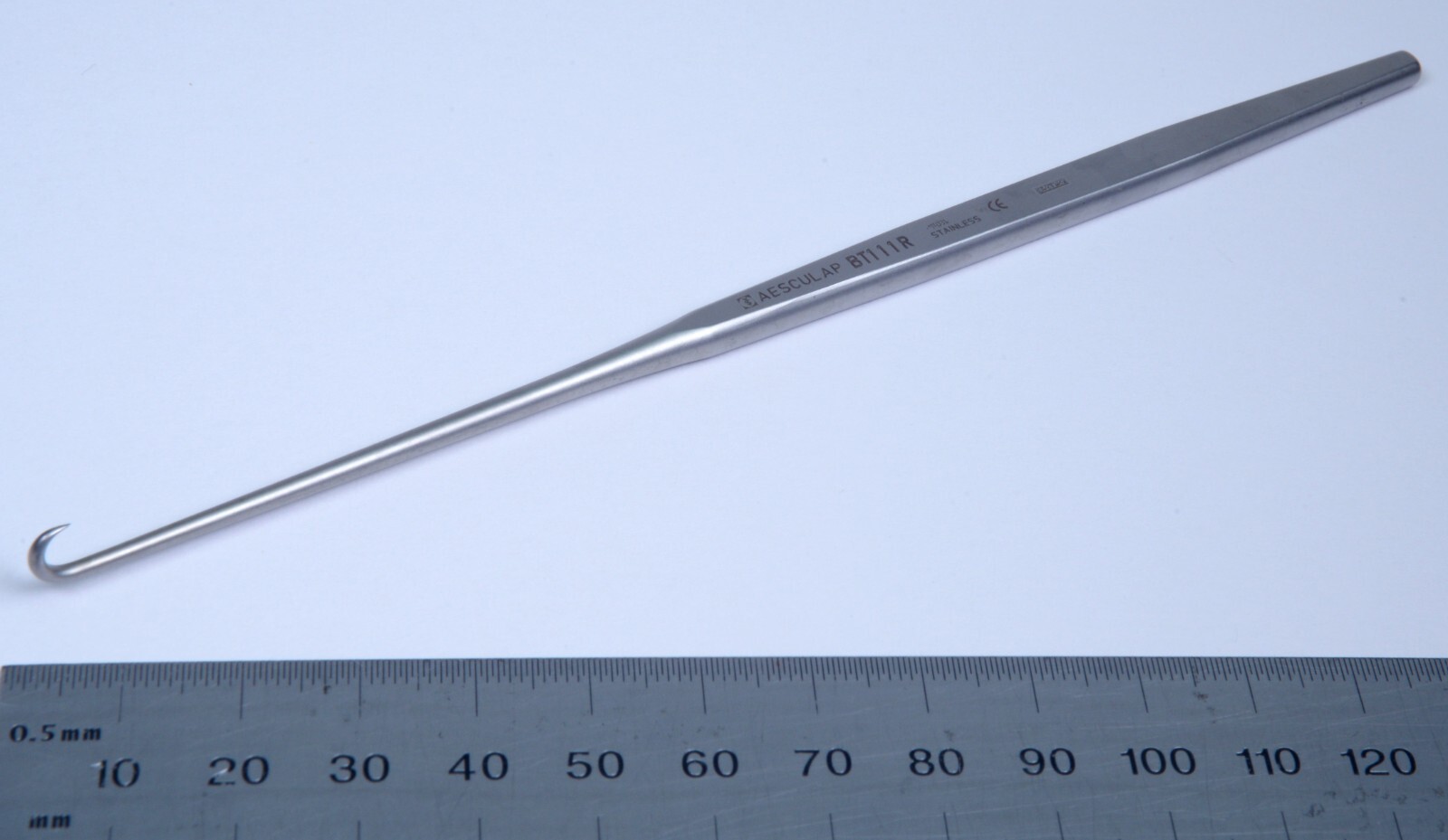 Aesculap #BT111R Retractor 6½" Stainless Steel 1 Prong Surgical