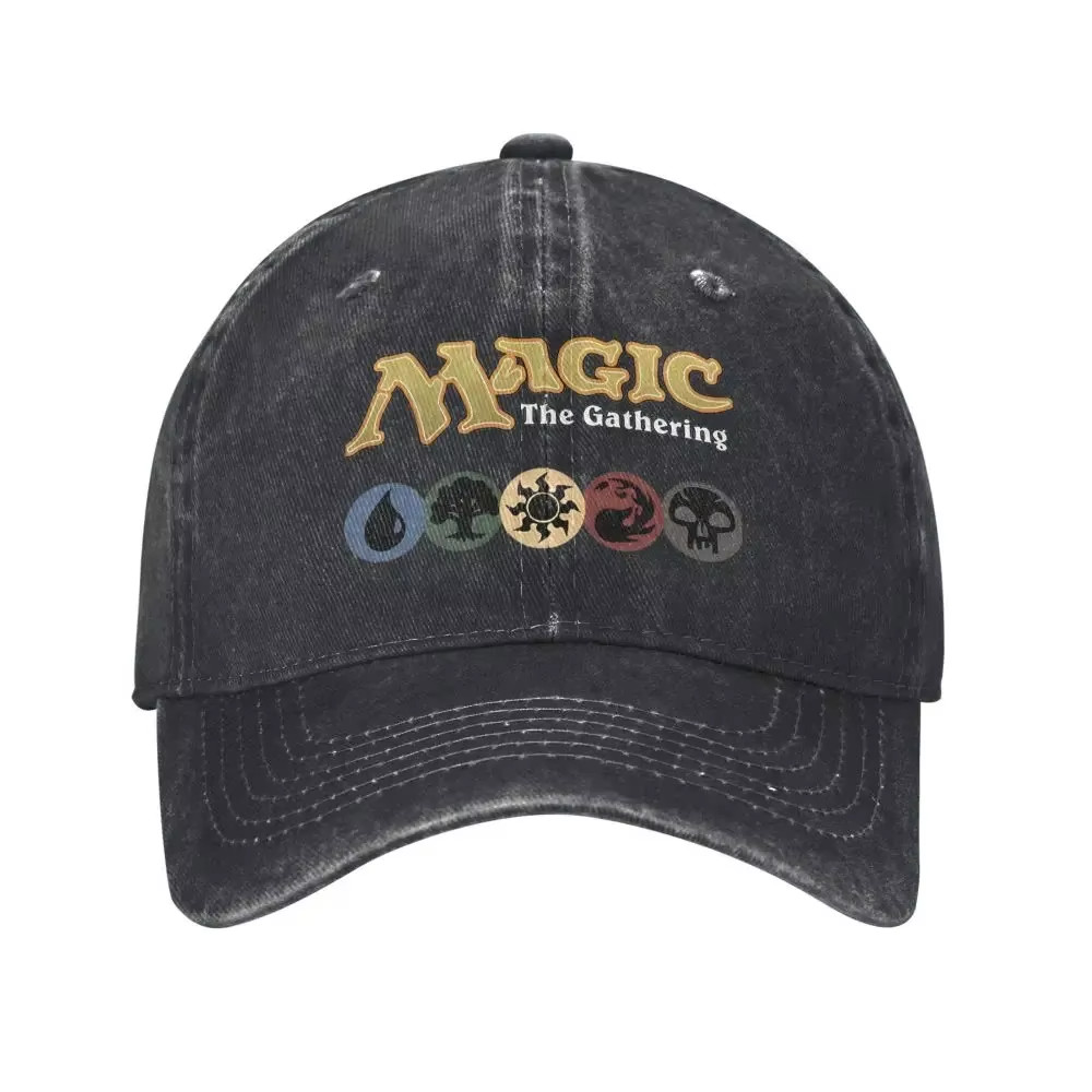 Magic The Gathering Inspired Uniform ADJUSTABLE Gray CAP/HAT For Teens/Adults