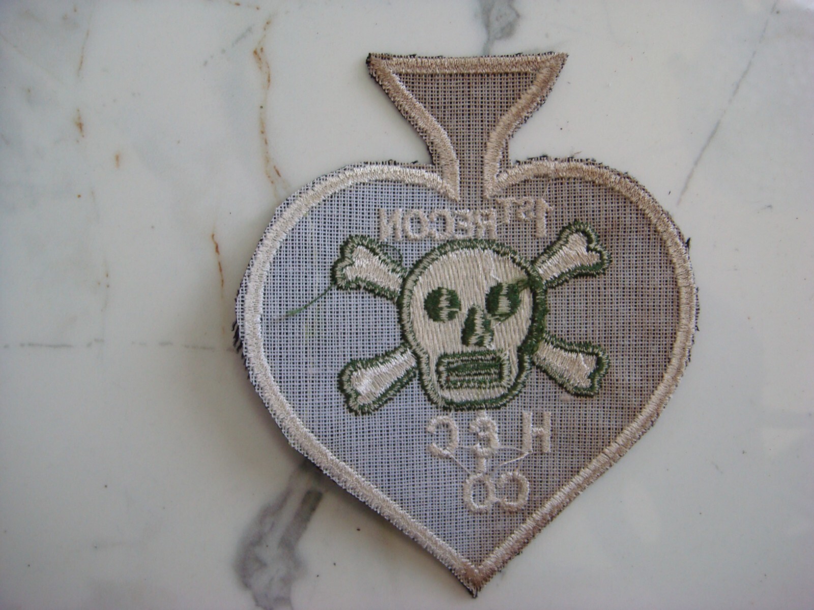 USMC 1st RECONNAISSANCE BATTALION H&C Co, VIETNAM WAR PATCH