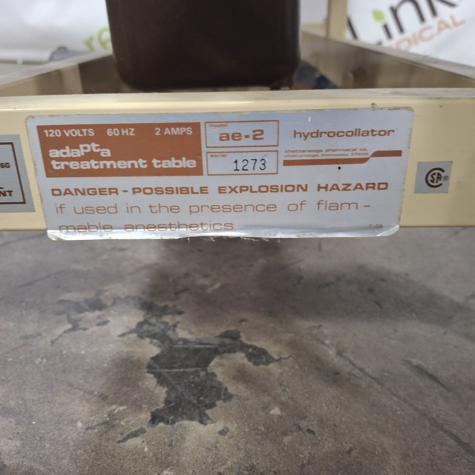 Chattanooga Group AE Adapta Treatment Table