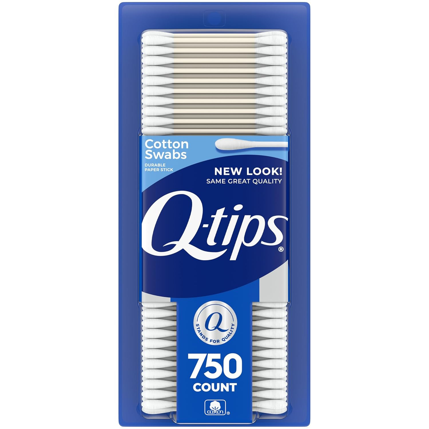 Q-Tips Cotton Swabs - Made with 100% Cotton - 750 Count