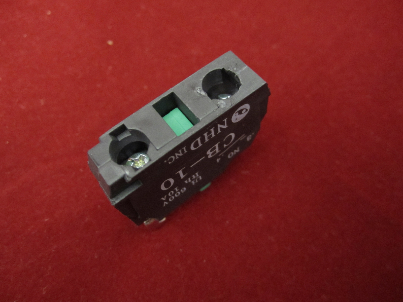 NHD CB-10 Push Button Contact Block 1a NO (Normally Open)