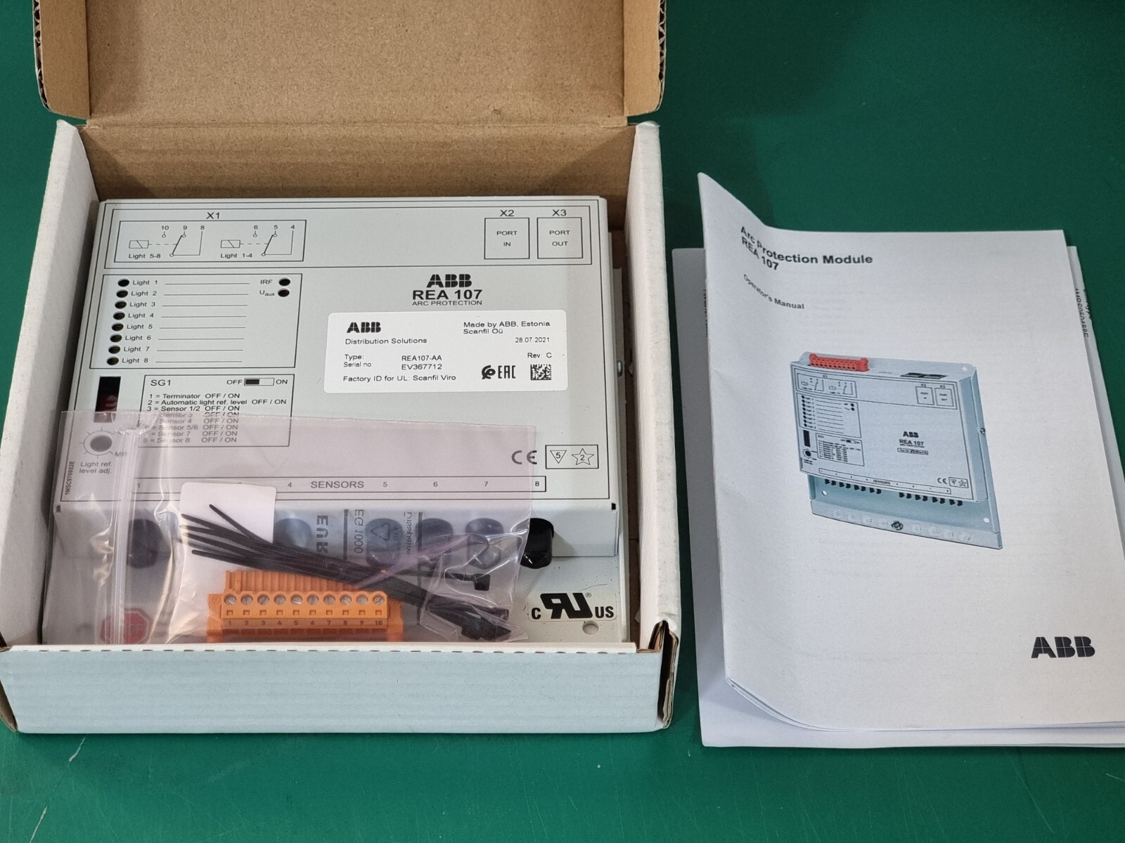 ABB REA107-AA ARC Protection