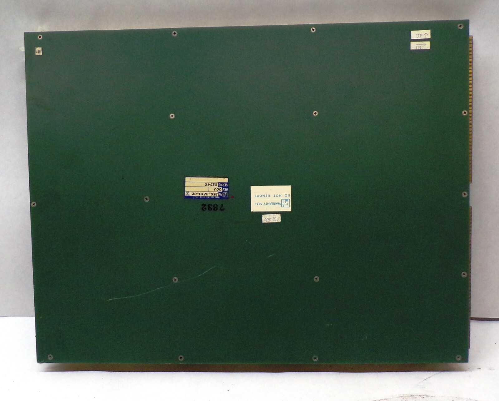 FABRI TEK MEMORY BOARD 256-0243-02