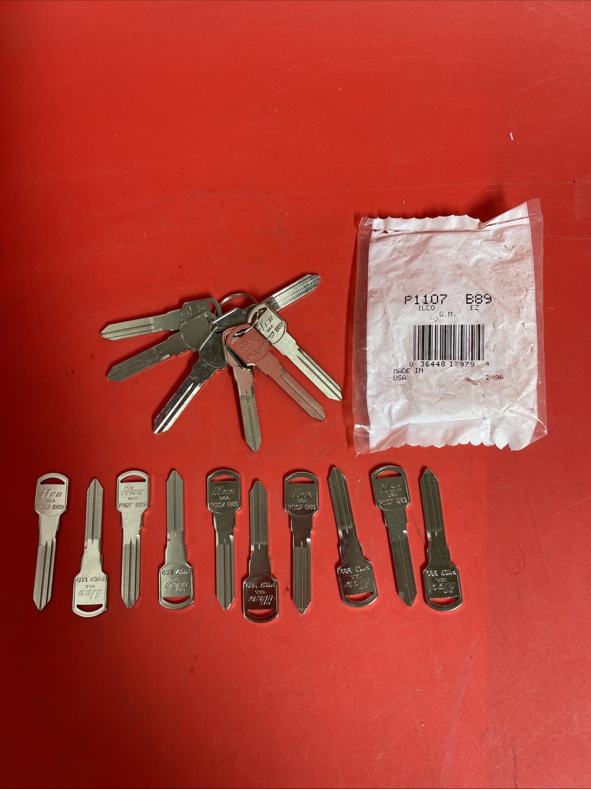 ILCO B89 Gm Auto Key Lot 17