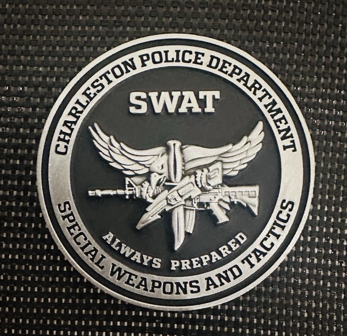 Charleston Police Department South Carolina SWAT Challenge Coin