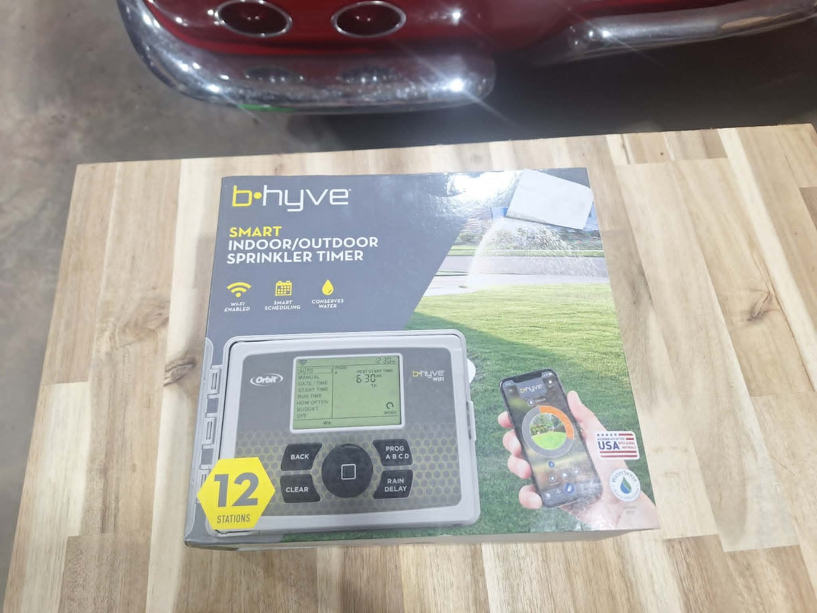 Orbit 57950 B-hyve Smart Indoor/Outdoor 12-Station WiFi Sprinkler System Control