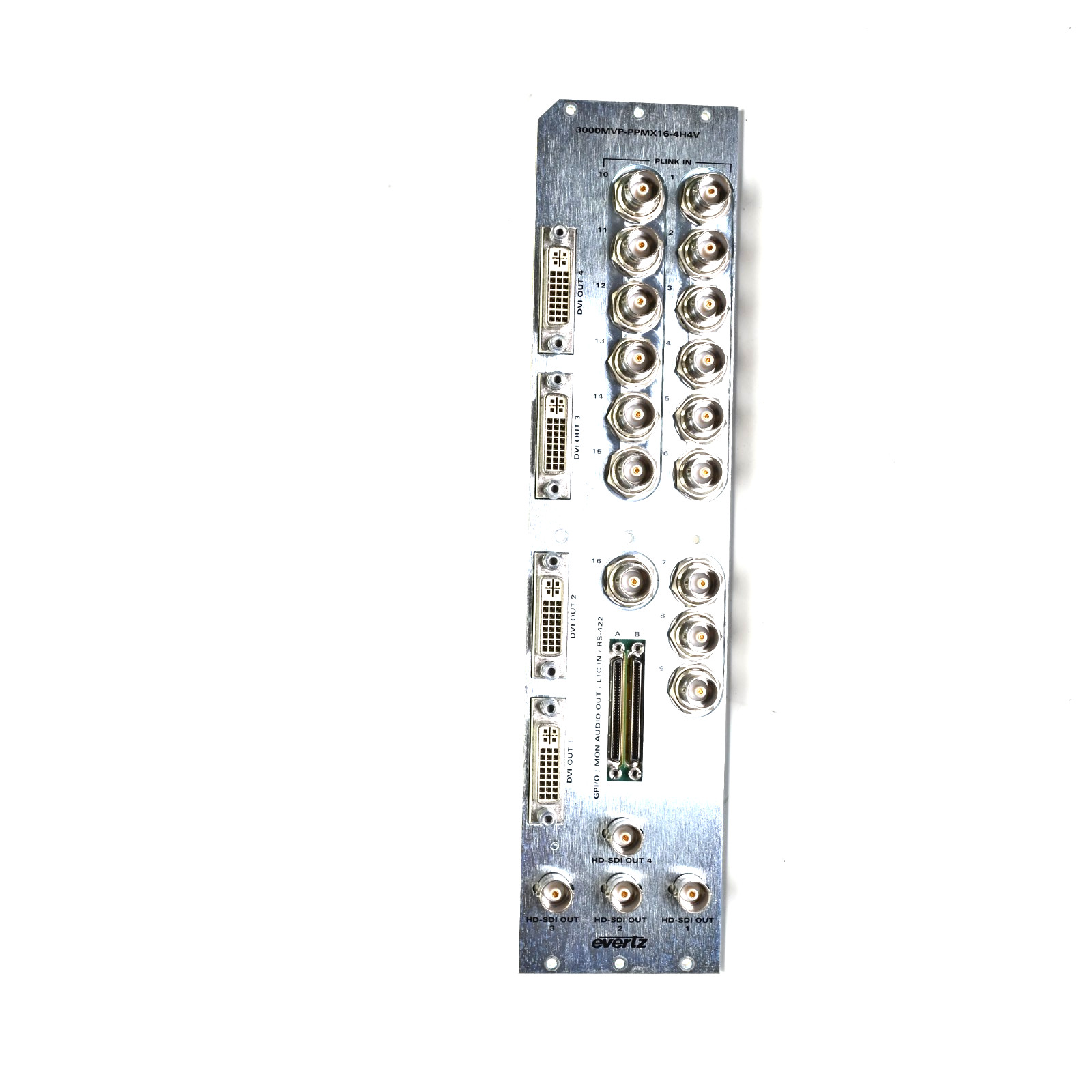 Evertz 3000MVP-PPMX16-4H4V Display processor Multiviewer