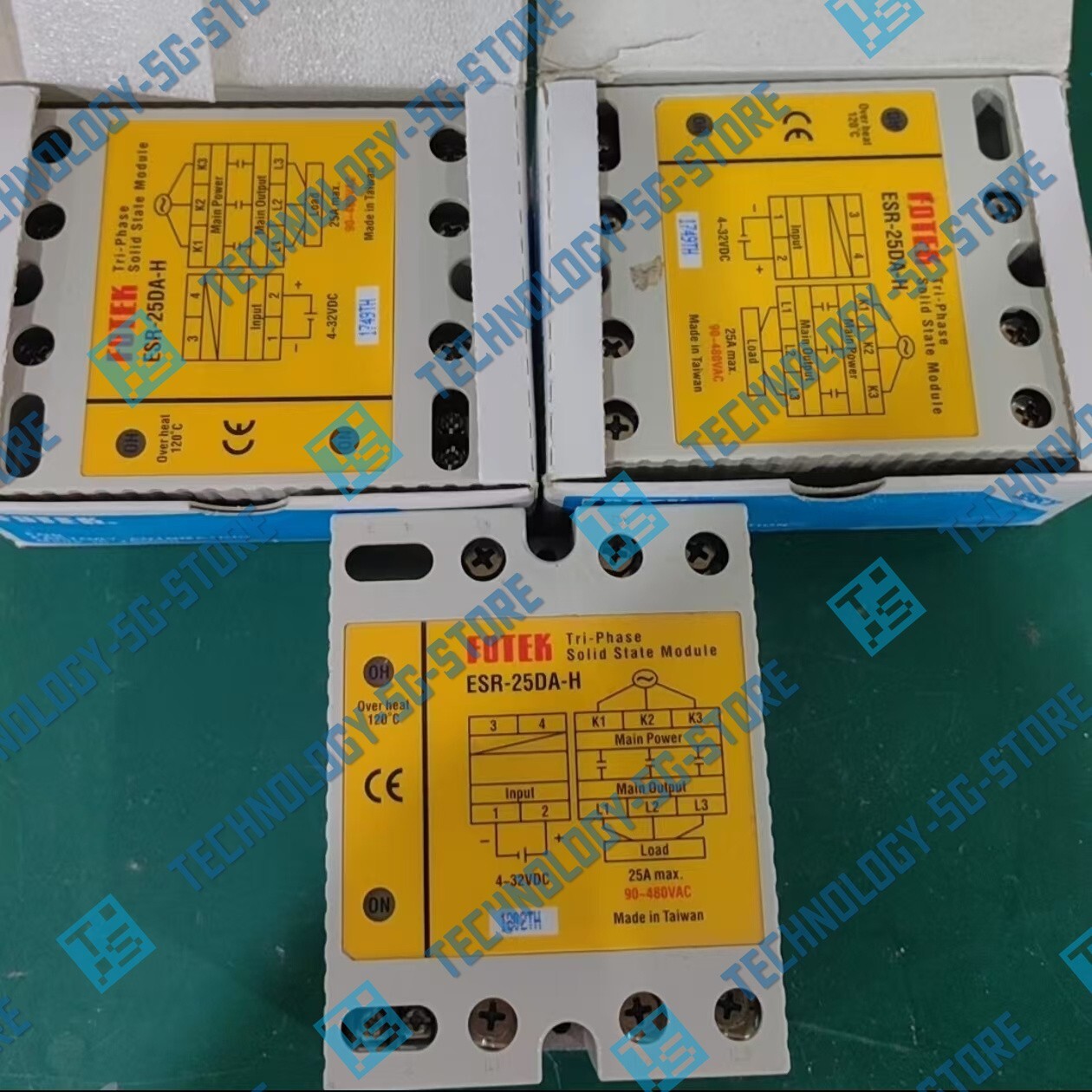New FOTEK ESR-25DA-H Solid State Relay