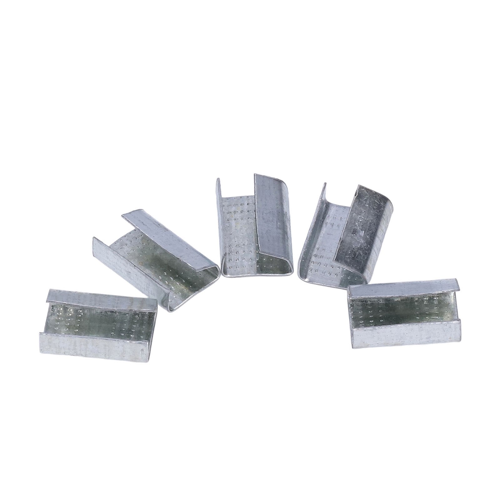Metal Strapping Buckle Galvanized Steel Packaging Open Seals For 16mm WT