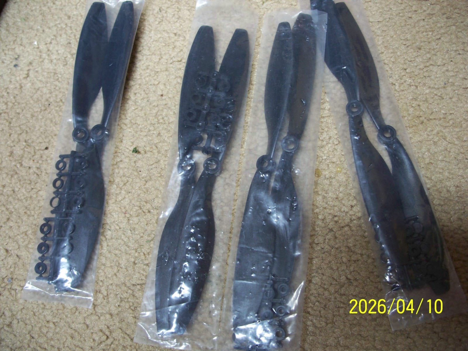 Quadcopter 10x4.5" black blades(4 set's)