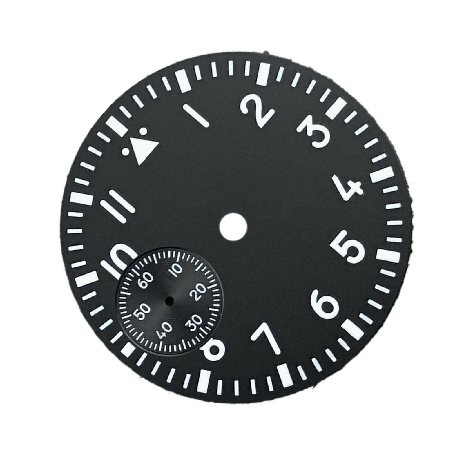 37mm Green Luminous Watch Dial Second @9 Replace For ETA 6497 ST3600 Movement G