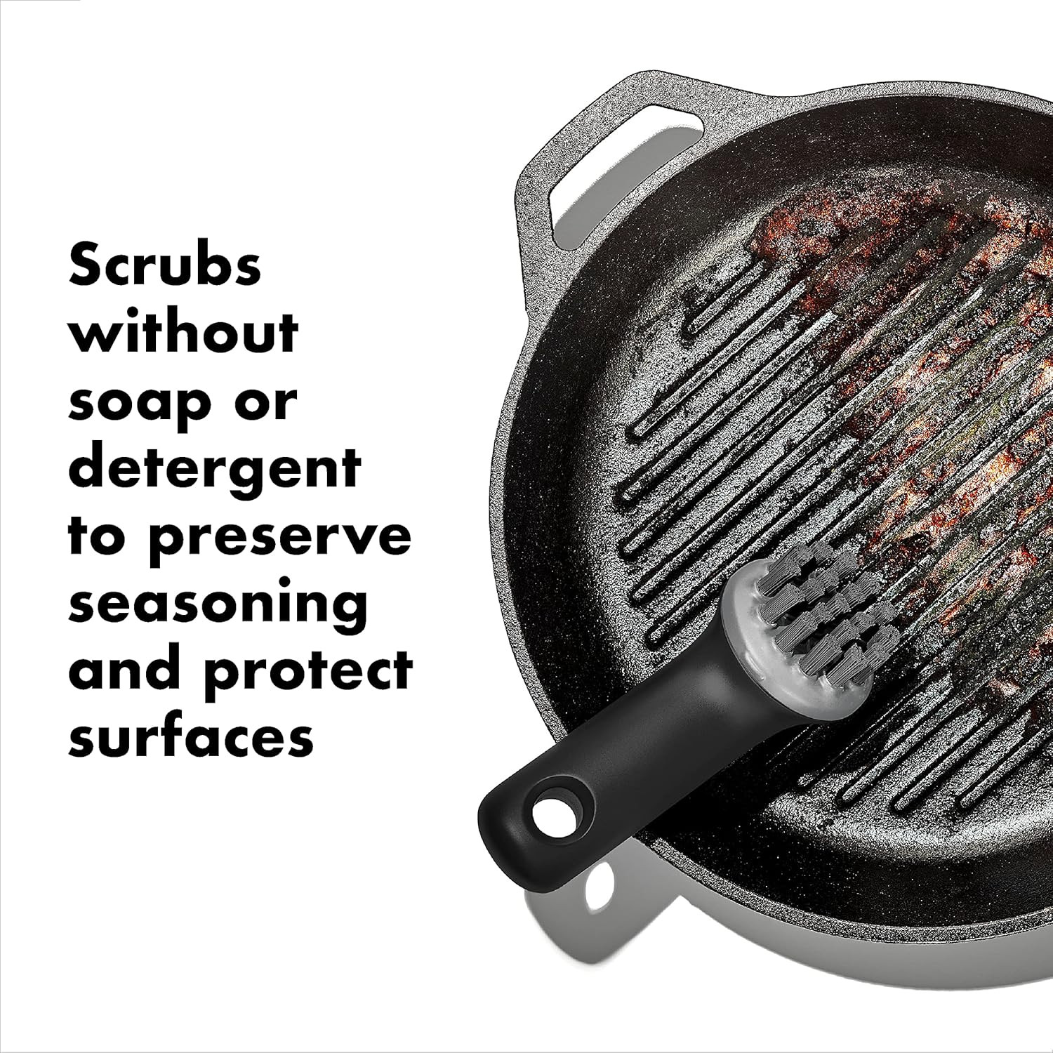 OXO Good Grips Cast Iron Brush​