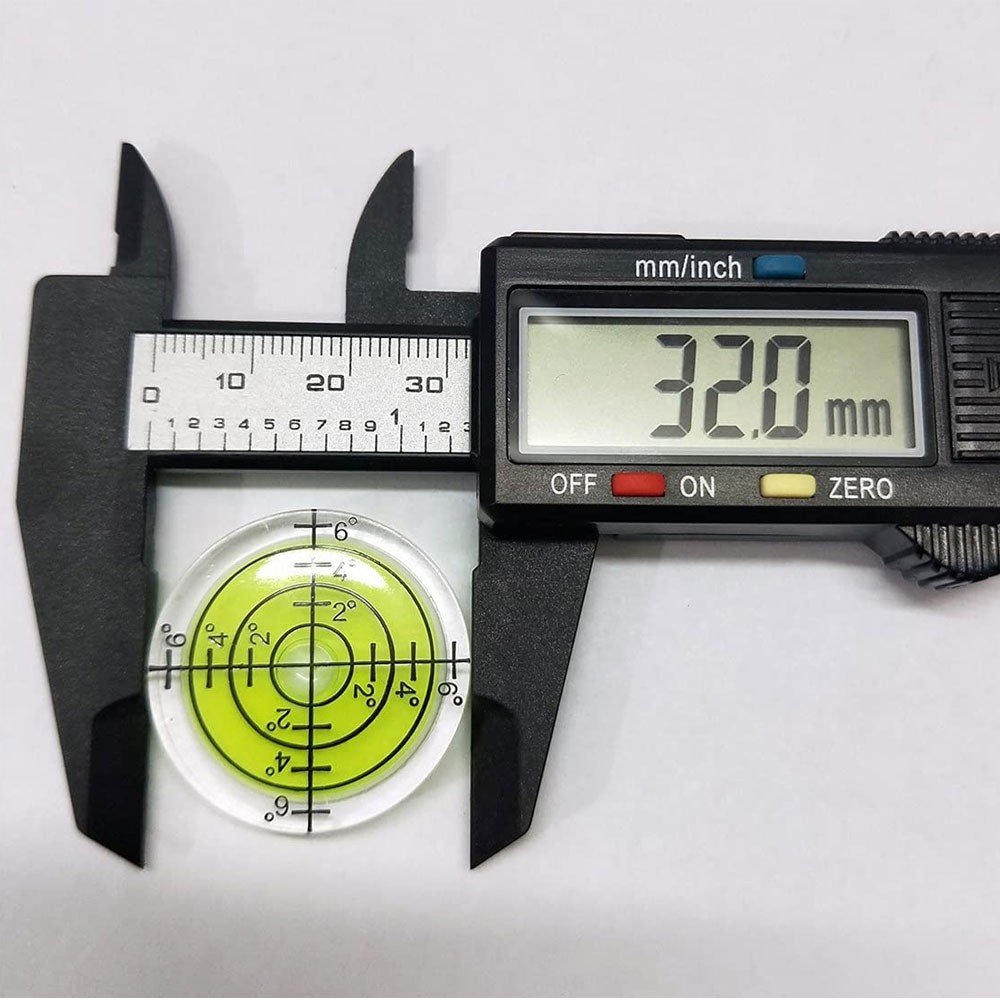 3pcs Bubble Level High Precision Level Round Bubble Circular Measuring 32mm