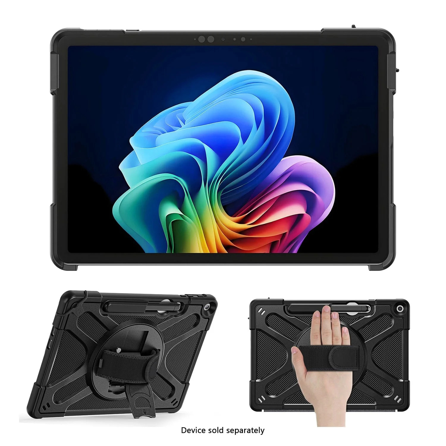 Microsoft Surface Pro 12" Case - Heavy-Duty with Hand & Shoulder Strap