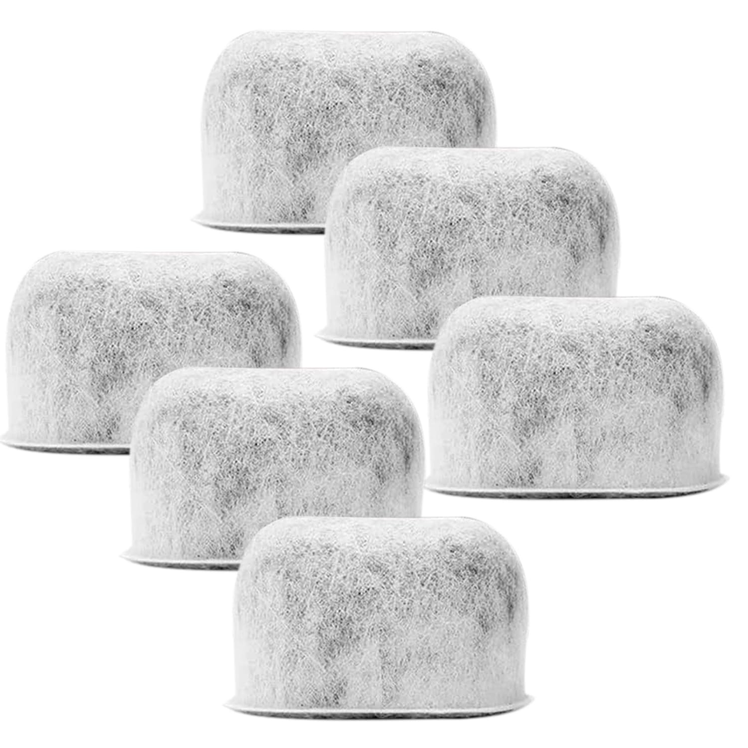 Pack of 6 Replacement Charcoal Water Filters for Keurig and Breville BWF100