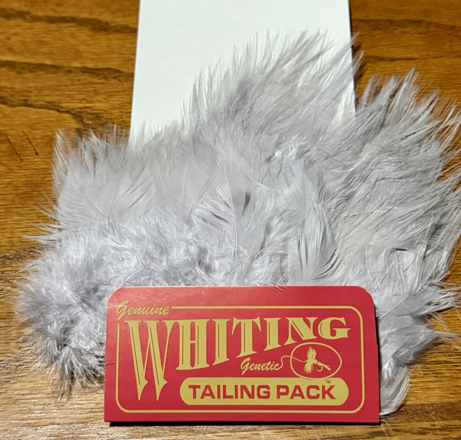 Whiting Tailing Pack White Dyed Light Dun 326-SH-E-L