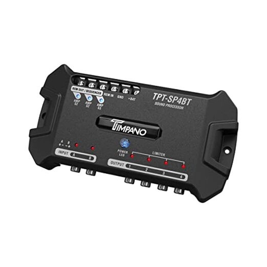 TPT-SP4BT Bluetooth DSP 4 Output Channel- Full Digital Signal DSP Car Audio