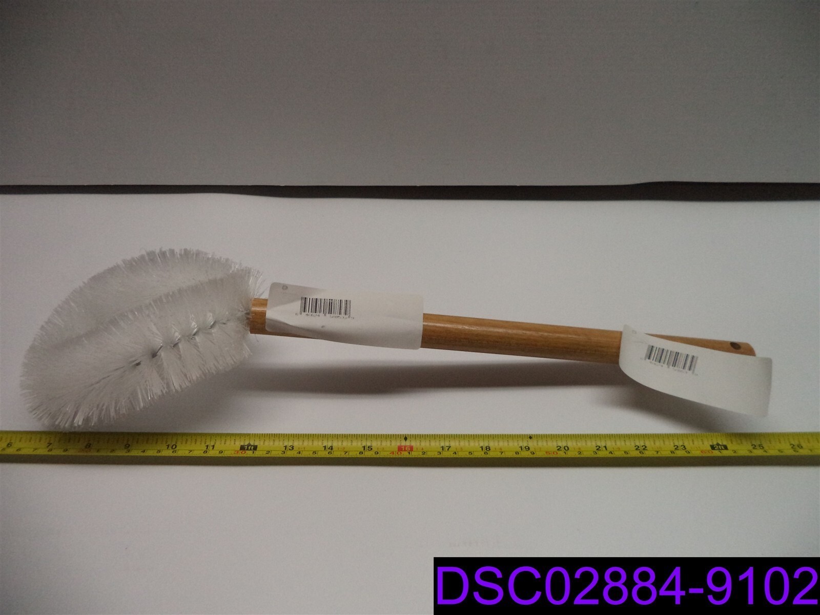 Qty = 1 Box of 12: Skilcraft White Sanitary Curved Toilet Brush P/N 50853