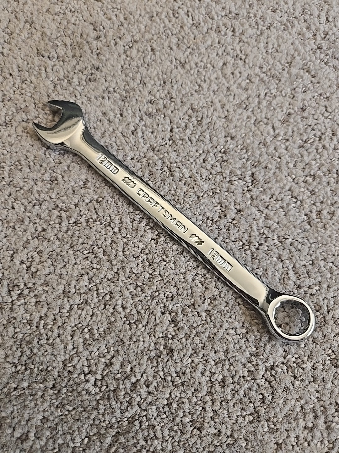 Craftsman CMMT42916 12mm 12pt Combination Wrench Polished Chrome