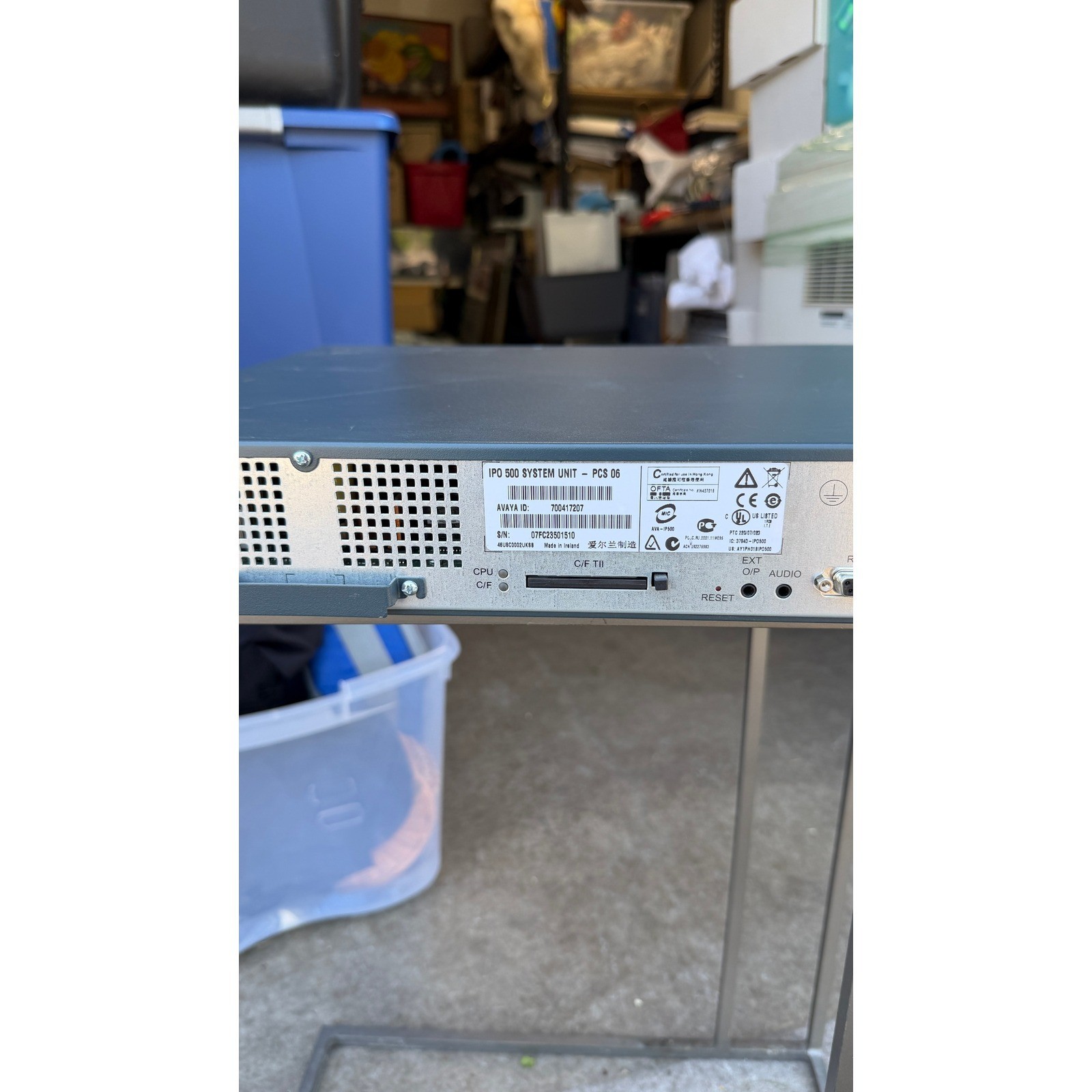 Avaya IP Office 500 System Unit PCS 06 700417207 with Embedded Messaging Kit
