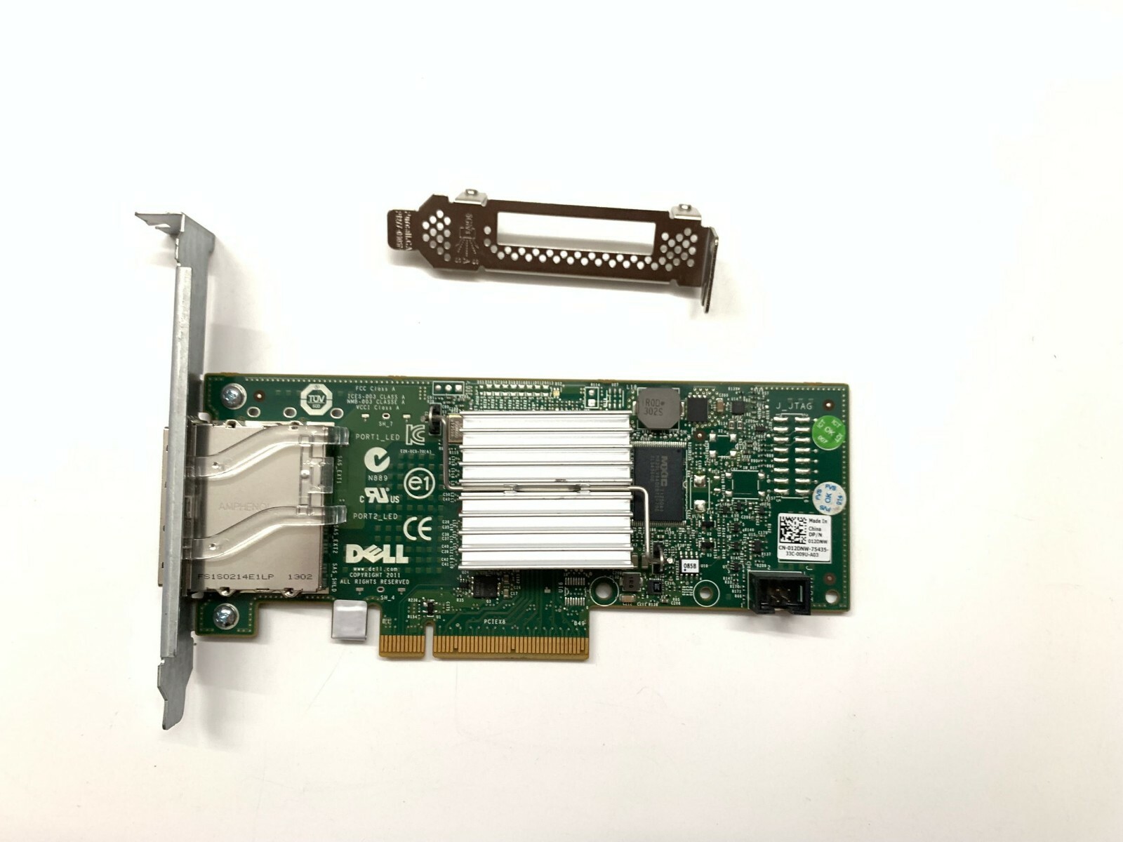 Dell PERC H200E 6Gbps SAS HBA Dual-Port External RAID Controller 012DNW 12DNW